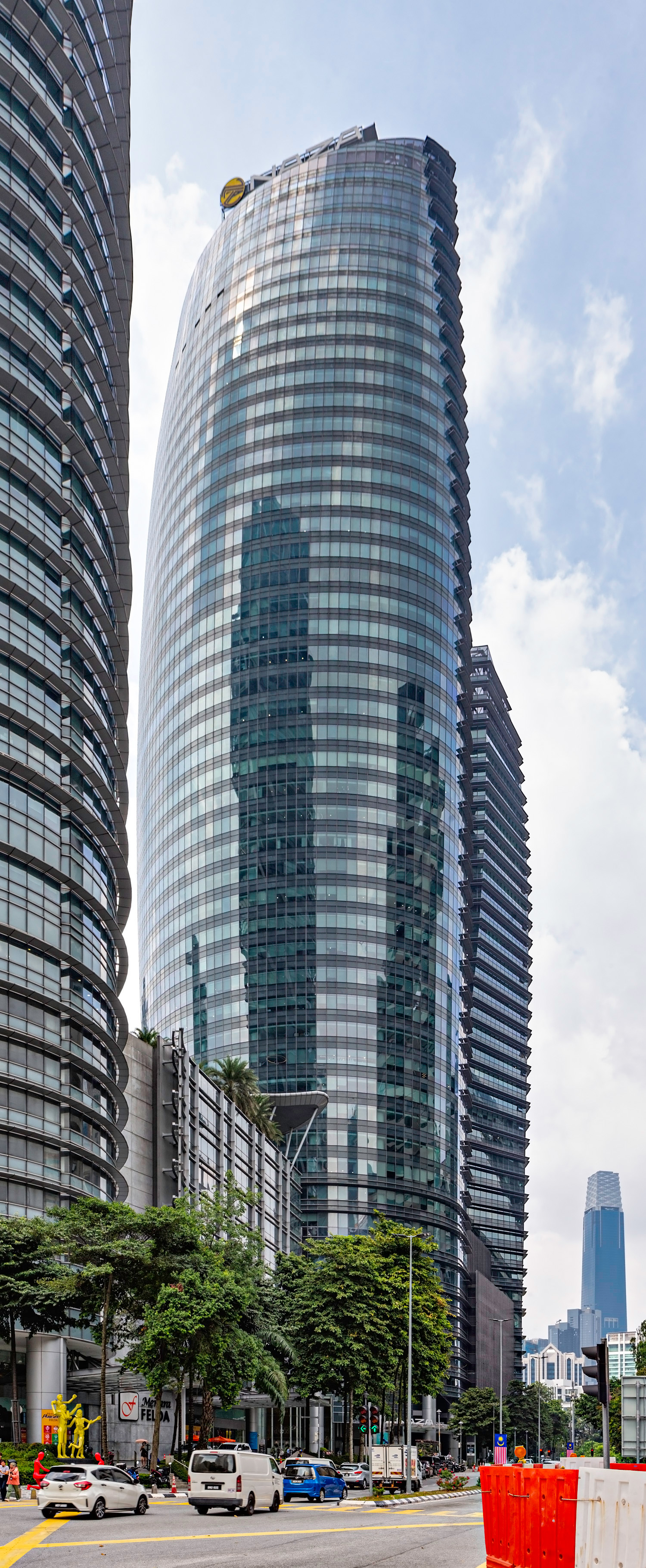 Naza Tower 1, Kuala Lumpur - View from the north. © Mathias Beinling